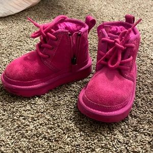 Pink UGG boots toddler size 8